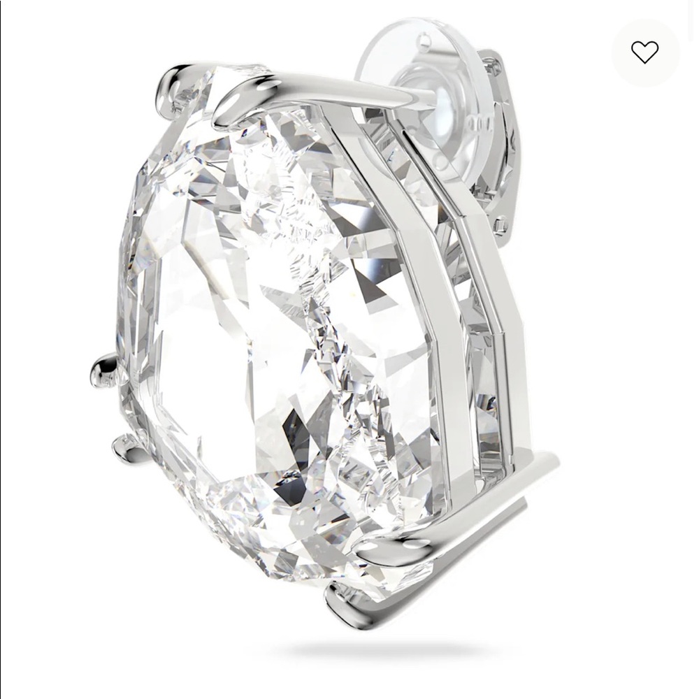 Swarovski Triangle cut Mesmera clip earring